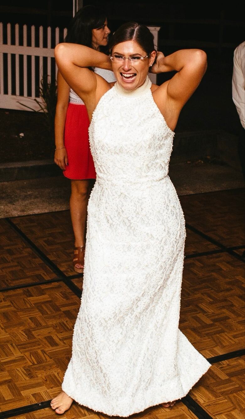 St Tropez Ivory Beaded Wedding Dress Bridal Lace